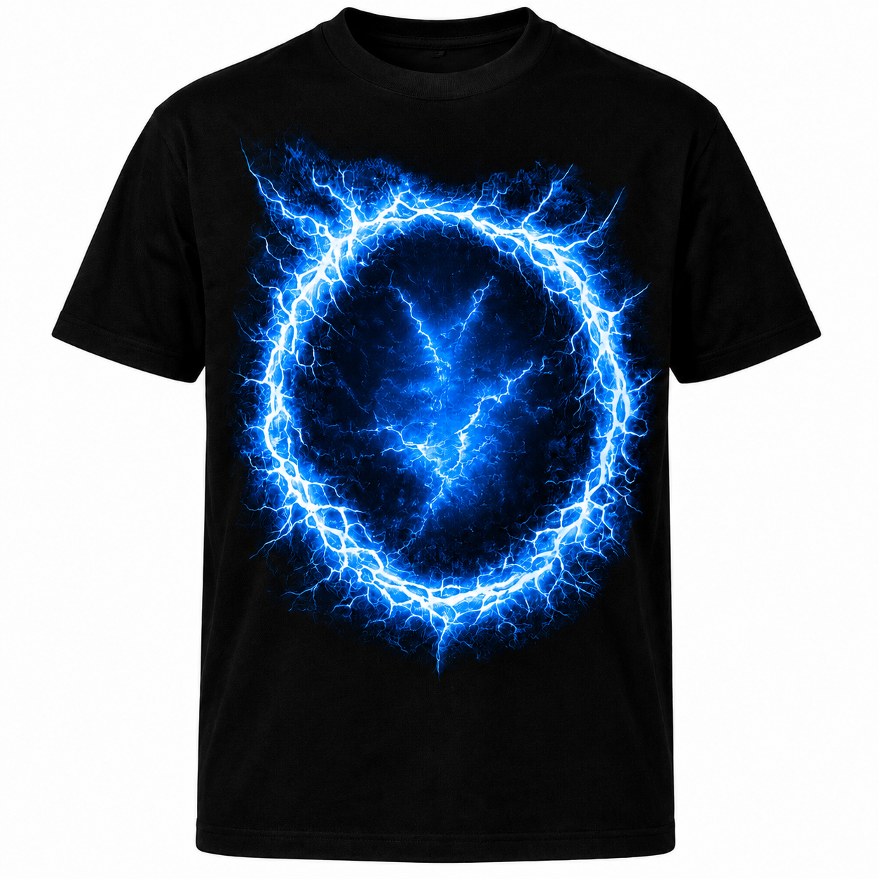 BLUE LIGHTNING CUSTOM PET T SHIRT