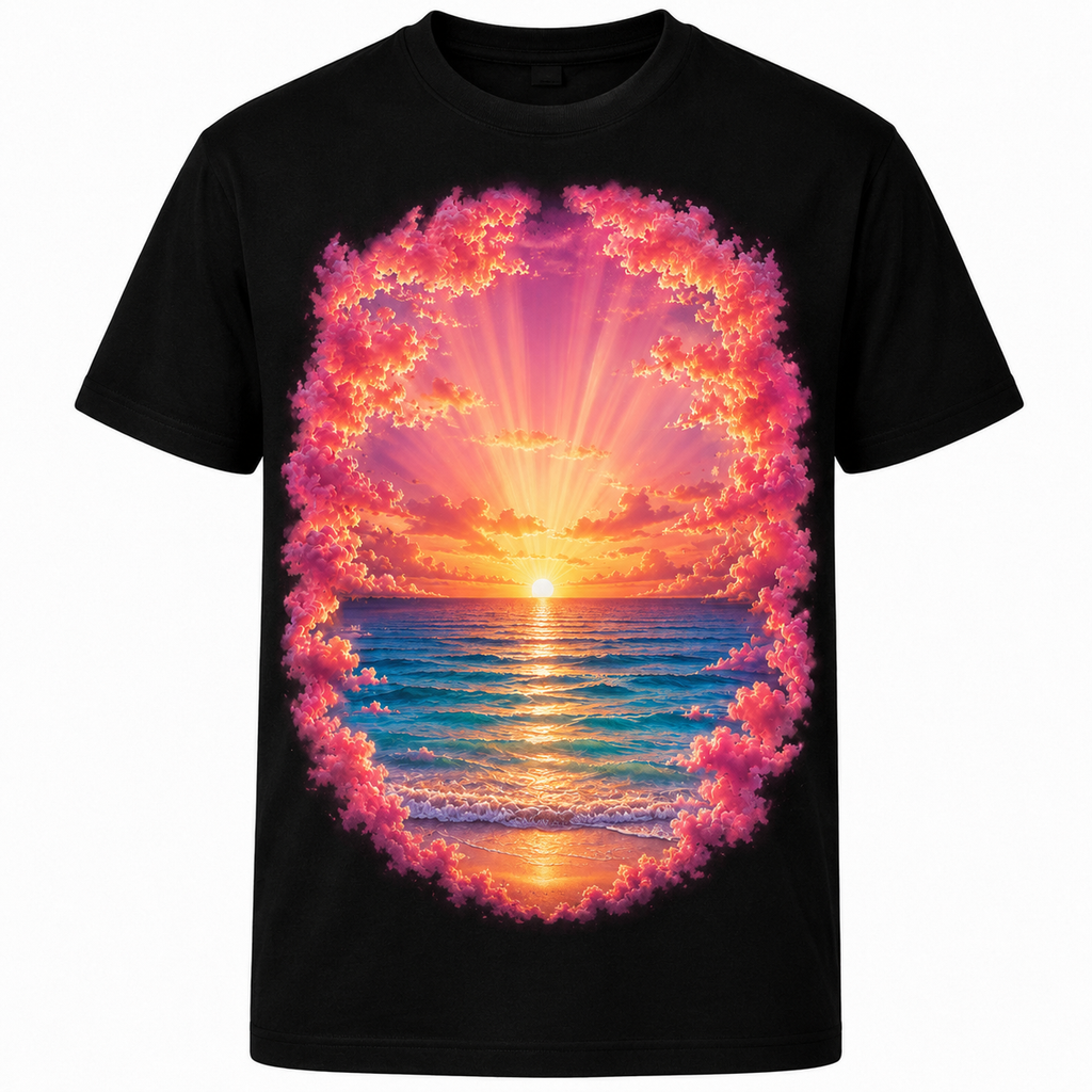 SUNSET CUSTOM PET T SHIRT