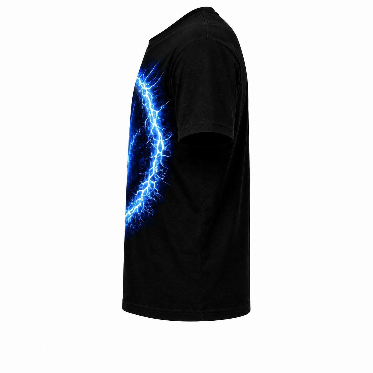 BLUE LIGHTNING CUSTOM PET T SHIRT