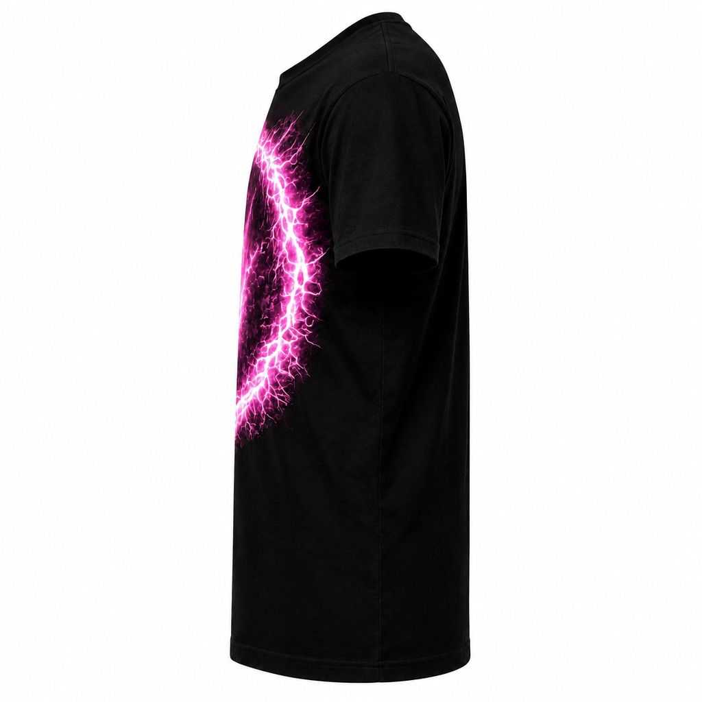 PINK LIGHTNING CUSTOM PET T SHIRT