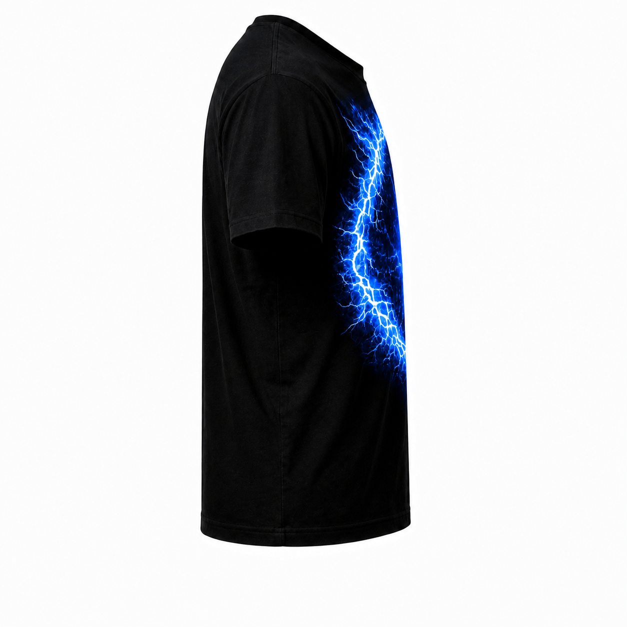 BLUE LIGHTNING CUSTOM PET T SHIRT